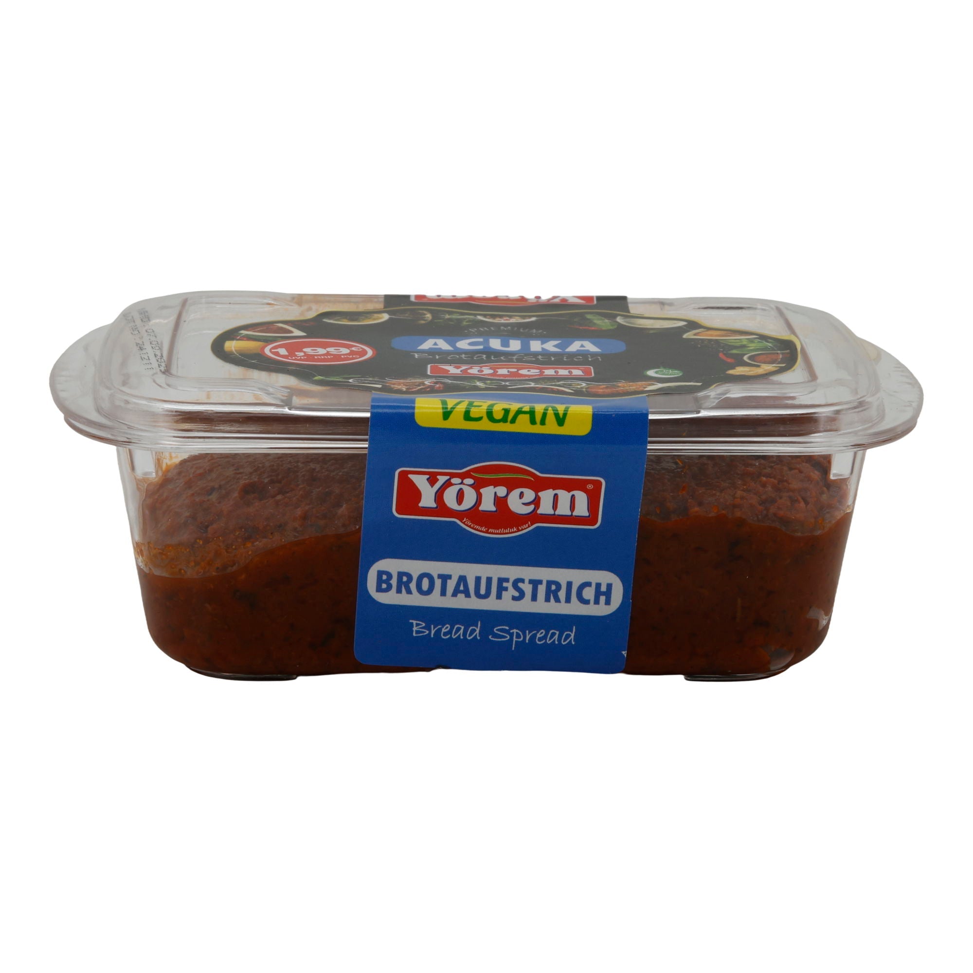 Brotaufstrich Yörem Acuka | Brotaufstrich | Würziger Paprika-Walnuss-Aufstrich | 200 g YOEREM